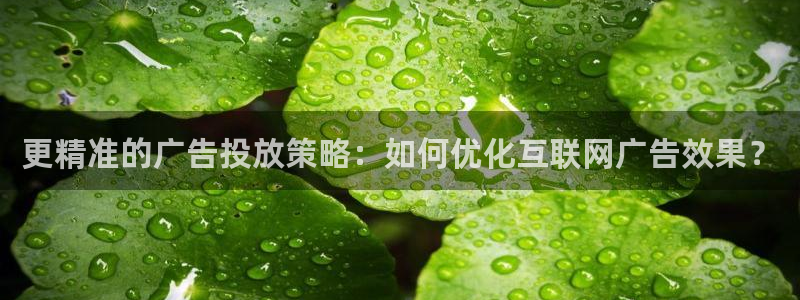 先锋娱乐客服：更精准的广告投放